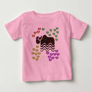 Camiseta Para Bebê estilo de entrança