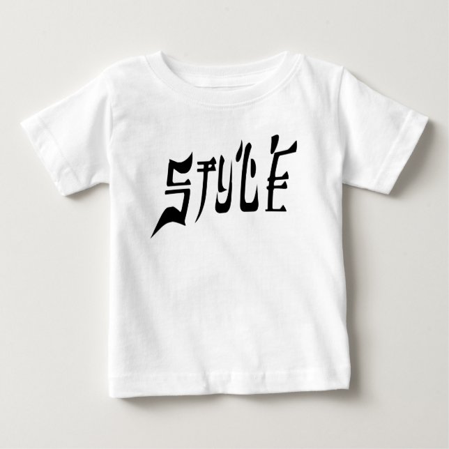 Camiseta Para Bebê ESTILO - Ganji Americano (Frente)