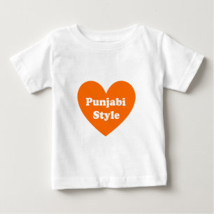 Camiseta Para Bebê Estilo Punjabi