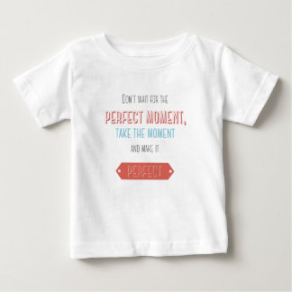 Camiseta Para Bebê Estilo retrô tipográfico motivacional