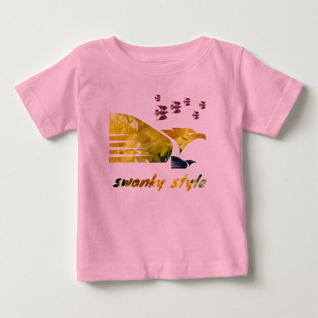 Camiseta Para Bebê estilo sofisticado (Frente)