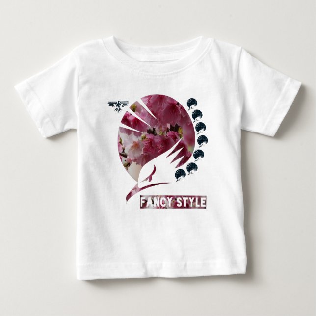 Camiseta Para Bebê estilo sofisticado (Frente)