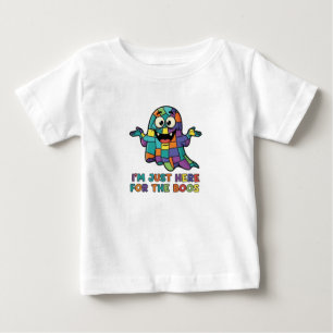 CAMISETA PARA BEBÊ ESTOU AQUI SÓ PARA OS APUPOS