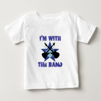 Camiseta Para Bebê "Estou com a Banda" T-Shirt