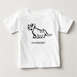 Camiseta Para Bebê Estou Com Fome
