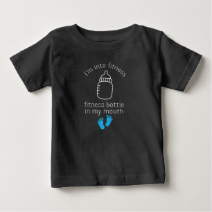 Camiseta Para Bebê Estou dentro de uma garrafa de malhação malhação n