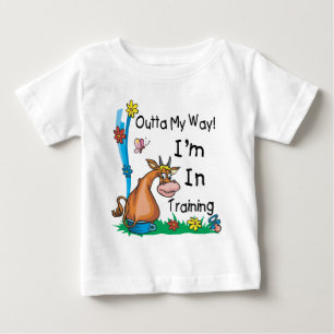 Camiseta Para Bebê Estou em treinamento