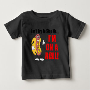 Camiseta Para Bebê Estou em um Roll