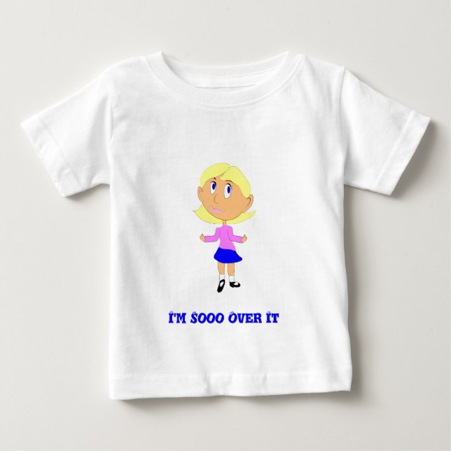 Camiseta Para Bebê Estou tão por cima (Frente)
