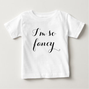 Camiseta Para Bebê Estou tão Vestido Chique