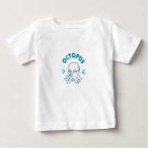 Estou um pouco... OCTOPUS! Kids T-shirts