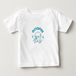 Camiseta Para Bebê Estou um pouco... OCTOPUS! Kids T-shirts