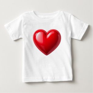 Camiseta Para Bebê Estouro do Coração: Uma Sinfonia do Amor