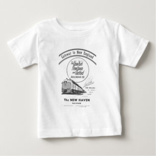 Camiseta Para Bebê Estrada de ferro-Entrada de New Haven a Nova