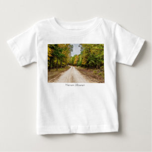 Camiseta Para Bebê Estrada na Mudança das Estações