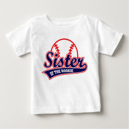 Camiseta Para Bebê Estreante do Ano de Beisebol 1º Aniversário de Bei