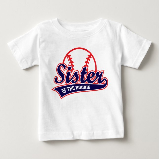 Camiseta Para Bebê Estreante do Ano de Beisebol 1º Aniversário de Bei (Frente)