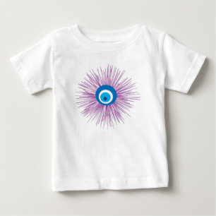Camiseta Para Bebê estrela afortunada pink1