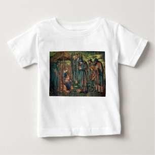 Camiseta Para Bebê Estrela de Belém (por Edward Burne-Jones)