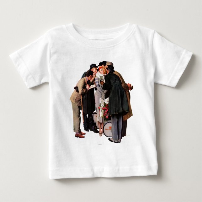 Camiseta Para Bebê Estrela de Hollywood (Frente)