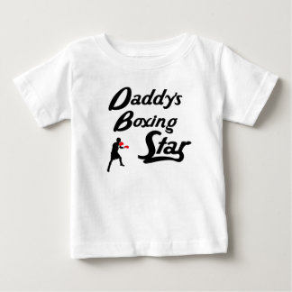 Camiseta Para Bebê Estrela de inicialização do pai