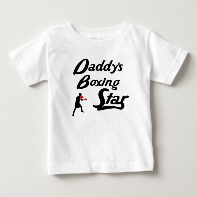 Camiseta Para Bebê Estrela de inicialização do pai (Frente)