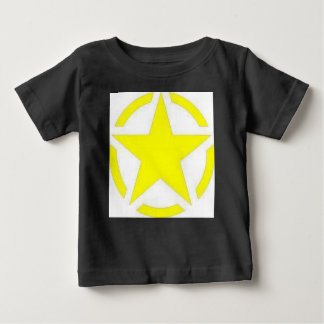 Camiseta Para Bebê estrela do exército