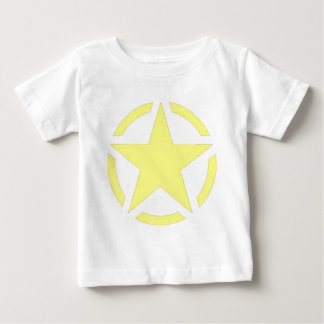 Camiseta Para Bebê estrela do exército