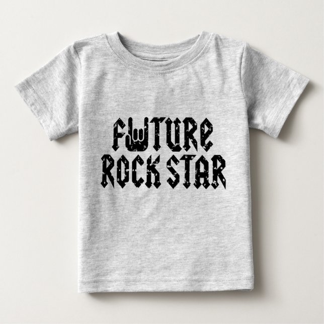 Camiseta Para Bebê Estrela do Futuro (Frente)