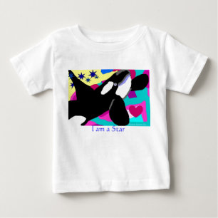 Camiseta Para Bebê Estrela do mar