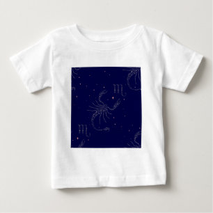 Camiseta Para Bebê estrela escorpião