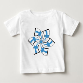 Camiseta Para Bebê Estrela Finlandesa