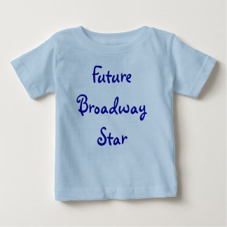 Camiseta Para Bebê Estrela futura de Broadway