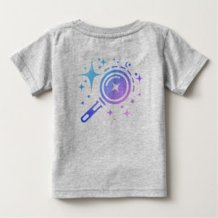 Camiseta Para Bebê Estrelas brilhantes, farol da Idade Digital Sem Li
