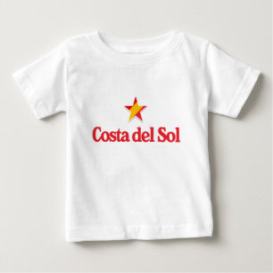 Camiseta Para Bebê Estrelas da Espanha – Costa del Sol