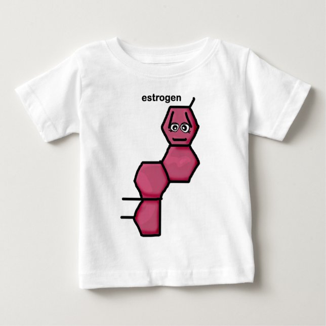 Camiseta Para Bebê Estrogênio (Frente)