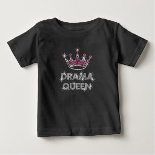 Camiseta Para Bebê Estudante de Atriz em exercício da Rainha Drama