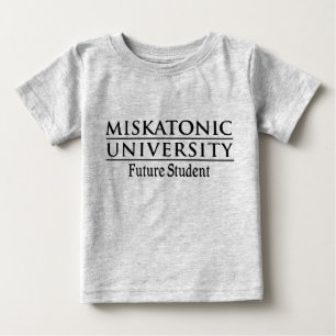 Camiseta Para Bebê Estudante do futuro de Miskatonic