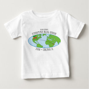 Camiseta Para Bebê EthiopianBlogUnion09