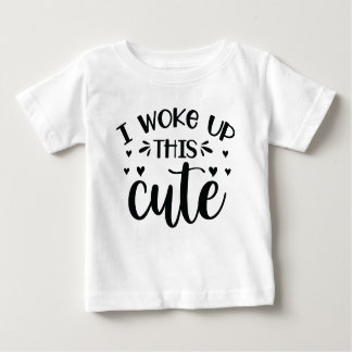 Camiseta Para Bebê Eu acordei essa gracinha