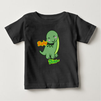 Camiseta Para Bebê Eu adoro dino bebê