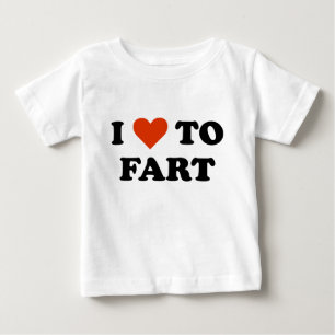 Camiseta Para Bebê Eu Adoro Fart