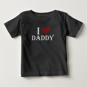 Camiseta Para Bebê Eu adoro presentes de dia de os pais pai