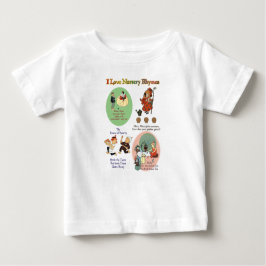 CAMISETA PARA BEBÊ EU ADORO RIMOS DE ENFERMEIRO (#3)