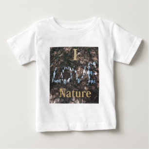 Camiseta Para Bebê Eu adoro Roupa da Natureza e presentes