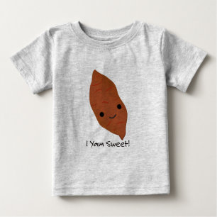 Camiseta Para Bebê Eu ainda sou batata doce