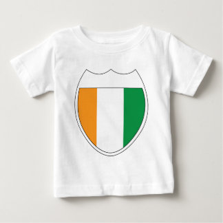 Camiseta Para Bebê Eu Amo A Costa do Marfim
