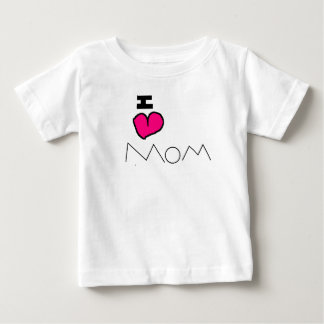 Camiseta Para Bebê eu amo a mãe
