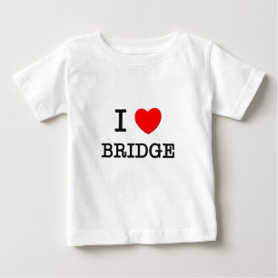 CAMISETA PARA BEBÊ EU AMO A PONTE