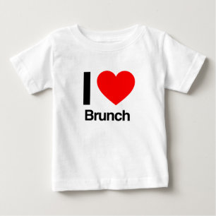 Camiseta Para Bebê eu amo a refeição matinal
